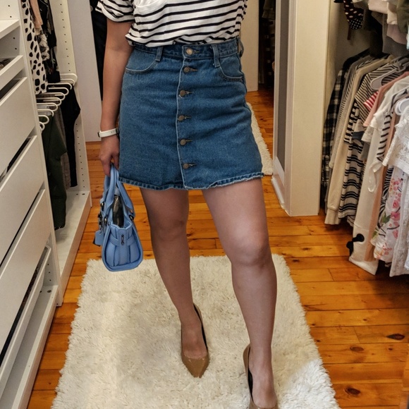 Leather Double Turn-lock Mini Shoulder Bag - Picture 5 of 6